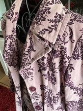 Castro Mantel wunderschön ausgefallen mauve violett Kragen tailliert Gr.38
