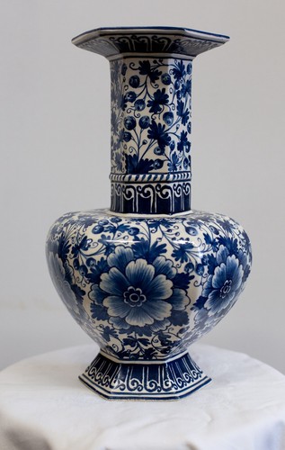 Seltene delft fayence vase - fayence,