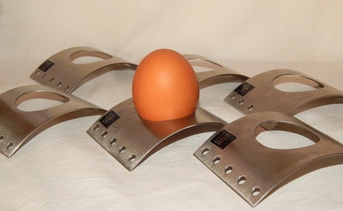 Eierständer edelstahl zack - eierständer,