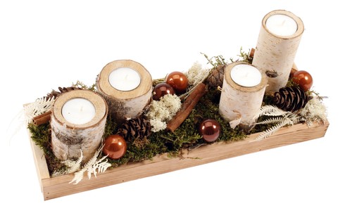 Adventsgesteck länglich