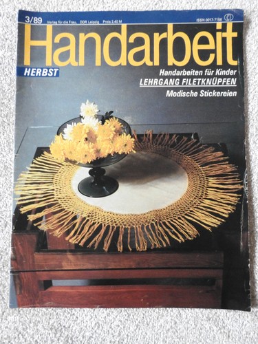 Handarbeit 1989 verlag - nr.,