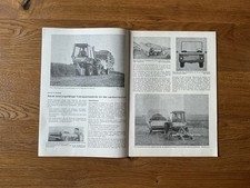 Orig. Landmaschinenwelt Zeitung Prospekt DEUTZ FAHR INTRAC EICHER LINDNER F3