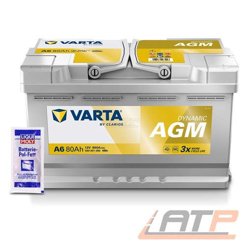 Varta autobatterie 12v 80ah - 12v,