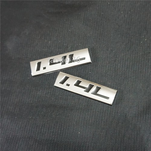 2pcs chrome black silver - 1.4l,