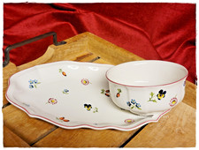 Platte und kleine Schüssel V & B Petite Fleur Vitro-Porzellan Charm - mehr da