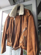 gut gefütterte Wildleder-Jacke von Harley Davidson Gr. XL tadelloser Zustand