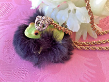 Schmuck - Halskette -  „Frosch“ Anhänger, Einzelanfertigung ungewöhnlicher Stück