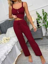 Damen Schlafanzug Pyjama-Set  – Ideal für entspannte Abende & Nächte