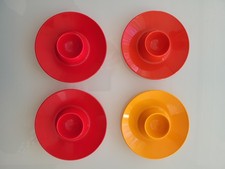 4 Vintage Eierbecher 70er