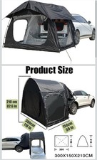 Auto Zelt mit Heckklappe für