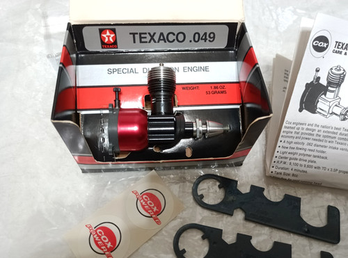 Cox texaco 049 modellflugzeug - cox, .049