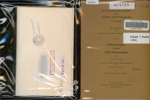 Geologische karte von - geologische,