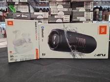 JBL Flip 7 schwarz- tragbarer Bluetooth Lautsprecher + Kopfhörer ? 