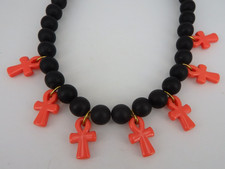 Neugablonz: Collier schwarze