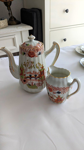Porzellan kaffeekanne mit - kaffeekanne,