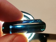 gr. Indigolith-Kristall, poliert, Anhänger