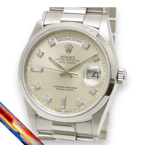 Rolex daydate 18206 platinum - rolex,