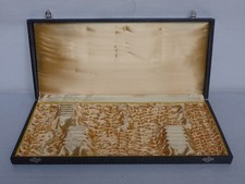 alter leerer Besteckkasten Besteckkoffer Box Besteck ca. 46,5 x 20,8 x 5,0 cm