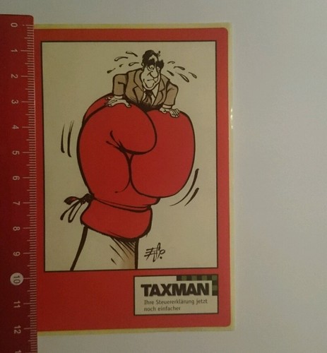 Aufkleber sticker taxman - aufkleber/sticker:, ihre