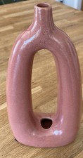Bezaubernde rosa Vase | Blume | Keramik | 25 cm hoch | 12 cm breit | 6 cm tief ||