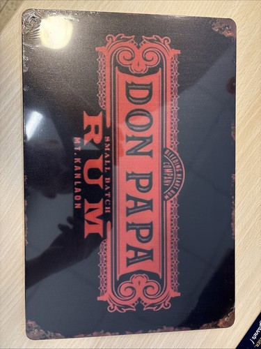 Don papa rum - blechschild, –