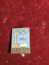 Alte Brosche XV Olympiade Helsinki 1952  [317]
