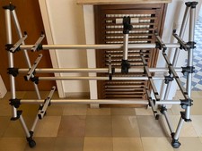 JASPERS Keyboardständer 3R-140S Aluminium für 3 Keyboards, inkl. Tasche