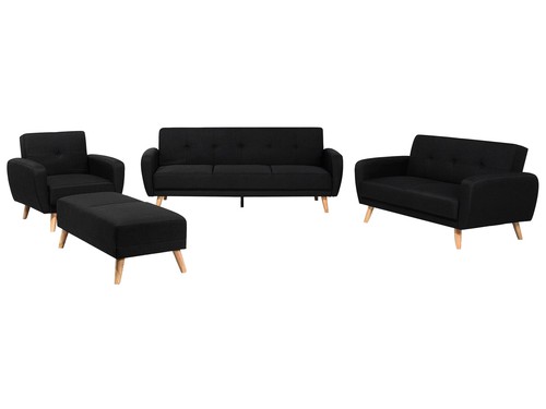 Sofa set teilig stoff - 4-teilig,
