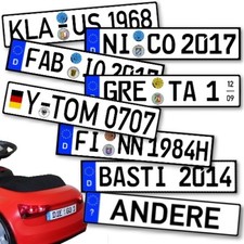 Nummernschild Kennzeichen