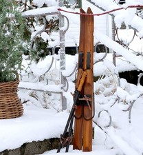 Ski Dekoski Weihnachtsdeko Vintage Antik Chic Antique Deko Landhaus Nostalgie