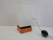 DDR Tischlampe marmoriert rot