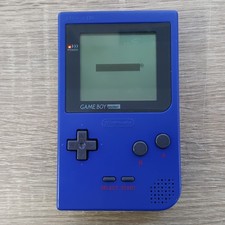 Nintendo Gameboy Pocket Konsole Blau Dunkelblau Blue Handheld (GUT)