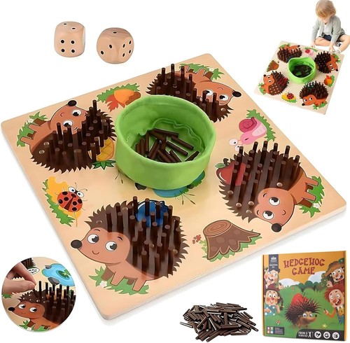 Pädagogisches igel steckspiel - igel,