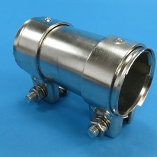Auspuff Verbinder Reparatur Schelle Edelstahl Rohrverbinder Doppelschelle VA