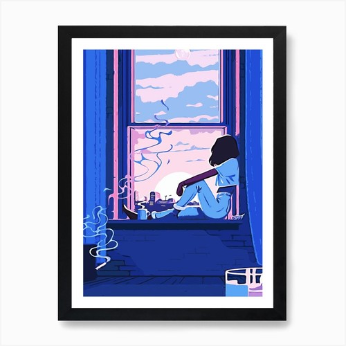 Girl window ästhetischer - girl, a