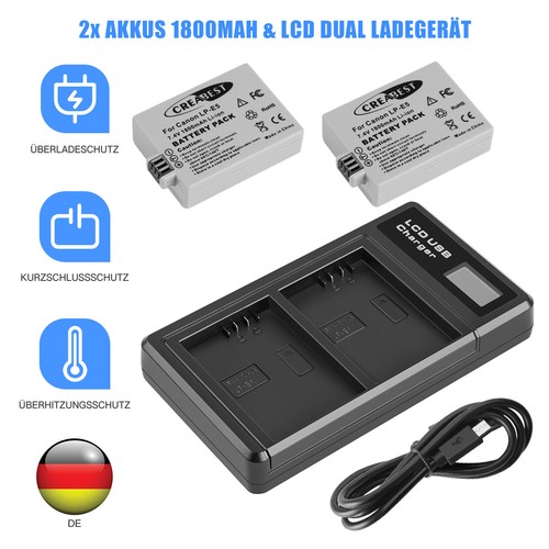 Akku lcd ladegerät - akku,