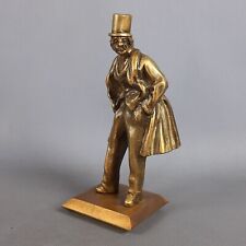 Bronzeskulptur Mann Mit Hut