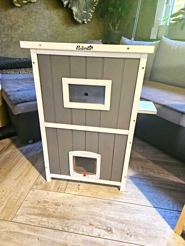 Pawhut katzenhaus indoor und - katzenhaus,
