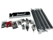 Schiebetür Set Schiene Laufschienen mit Bodenführung Schiebetürbeschlag 201cm