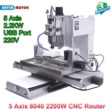 5 Achse 3D Graviermaschine 6040 2.2KW CNC Router USB Mach3 Schneide Fräsmaschine