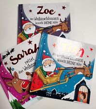 Xmas Buch Junge Mädchen Name Weihnachtsgeschichte Geschichte Geschenk Weihnacht