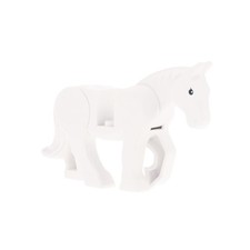 1xLego Tier Pferd weiß Augen