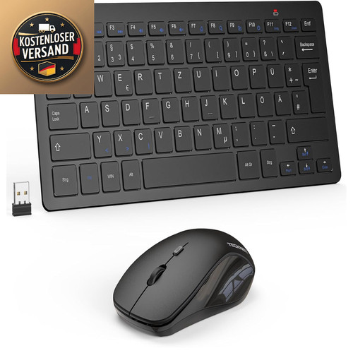 Kabelloses tastatur maus set - tastatur,