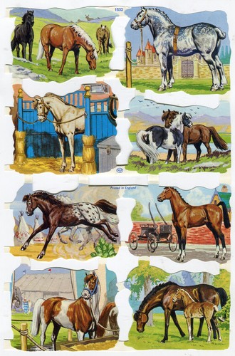 Glanzbilder oblaten scrap mlp - glanzbilder,