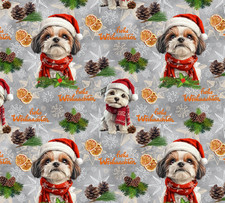 50cm Shihtzu Hunde Stoff