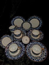 Rosenthal Selb-Bavaria Porzellan Empire Bleu Royal 3.tlg. Gedeck