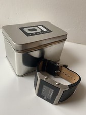 The One Kerala Trance Herren LED Armbanduhr Leder Neu 