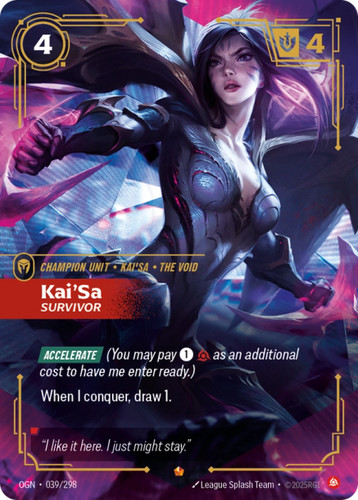 Kai survivor ogn - ogn, 039/298