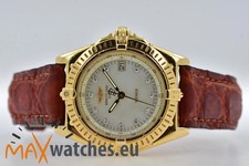 Breitling Wings Quartz Mother of Pearl Diamond Dial 18k Yellow Gold K67050