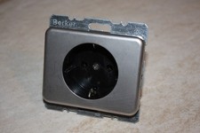 Berker Modul MB KS Steckdose mit Kindersicherung in Edelstahl